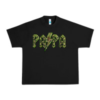Black papa  lightning camouflage Urban Heavy Tee - BarkalooDesign