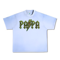 Grape Ice papa  lightning camouflage Urban Heavy Tee - BarkalooDesign