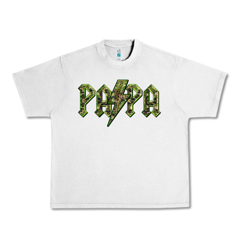 Papa  Lightning Camouflage Urban Heavy Tee by BarkalooDesign | Teevron