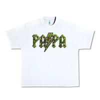 White papa  lightning camouflage Urban Heavy Tee - BarkalooDesign