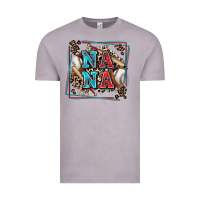 Baseball Nana With Leopard Vintage Tee | Teevron