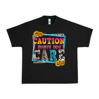 Black caution i really don't care Urban Heavy Tee - Zillion Design Studio