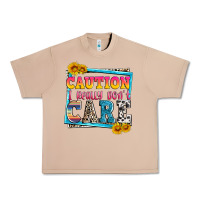 Burro caution i really don't care Urban Heavy Tee - Zillion Design Studio