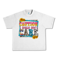 Lunar Rock caution i really don't care Urban Heavy Tee - Zillion Design Studio