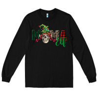 Black Mama elf skull Long Sleeve Tee - FaDigitalArtStudio