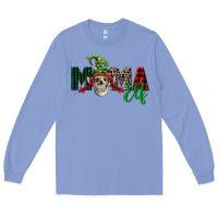 Colony Blue Mama elf skull Long Sleeve Tee - FaDigitalArtStudio