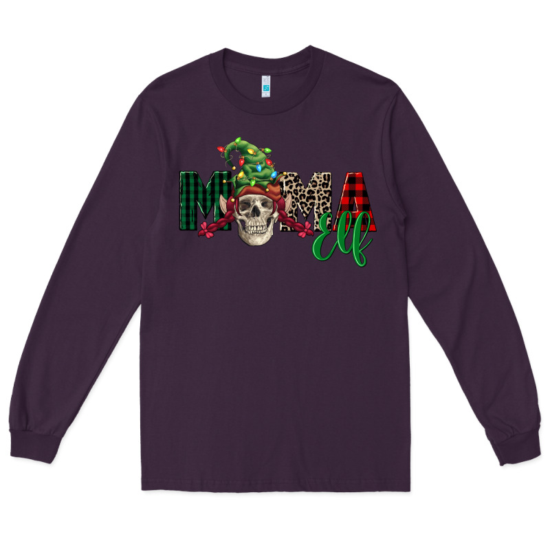 Mama Elf Skull Long Sleeve Tee by FaDigitalArtStudio | Teevron