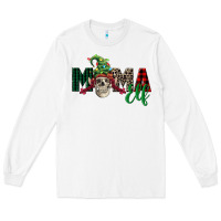 White Mama elf skull Long Sleeve Tee - FaDigitalArtStudio