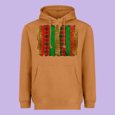 Christmas Brushstroke Heavyweight Hoodie Designed By Jasminsmagicworld