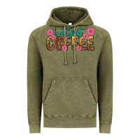 Vintage Olive but first coffee Vintage Hoodie - texasbilliewilder