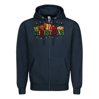 Navy western christmas gifts Zipper Hoodie - AdoDesignShop