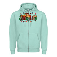 Seafoam western christmas gifts Zipper Hoodie - AdoDesignShop