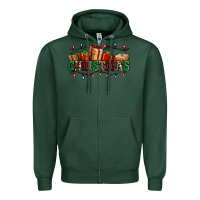 Sports Green western christmas gifts Zipper Hoodie - AdoDesignShop