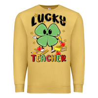 Antique Gold lucky teacher Premium Sweatshirt - MaliasSmallBusiness