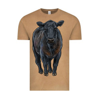 Vintage Camel black angus cattle Vintage Tee - RanaPortraitStore