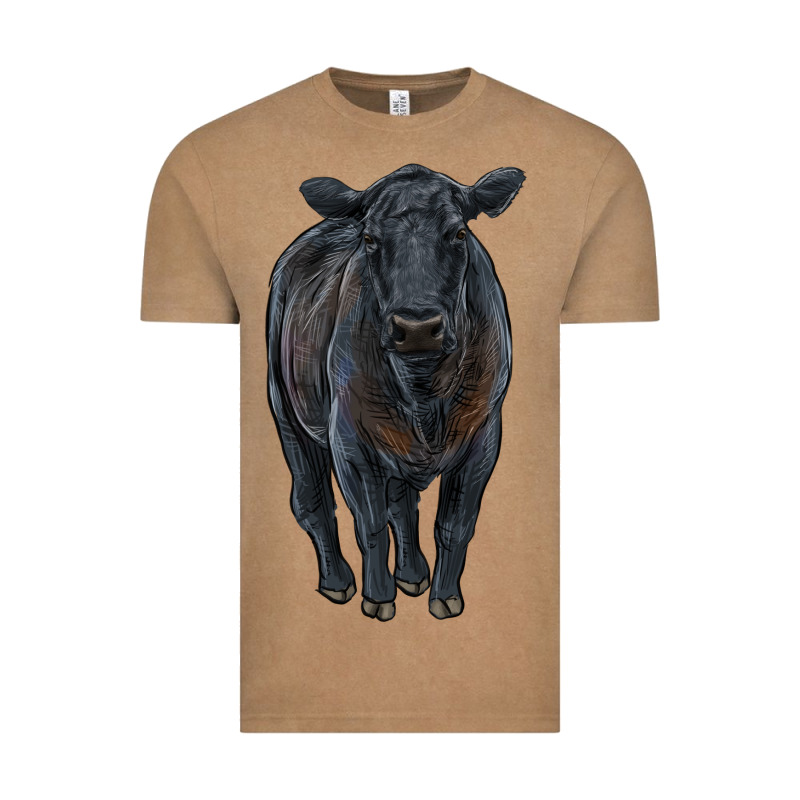 Black Angus Cattle Vintage Tee by RanaPortraitStore | Teevron