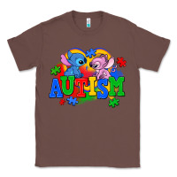 Chestnut autism stitch with lilo Classic Tee - AdoDesignShop