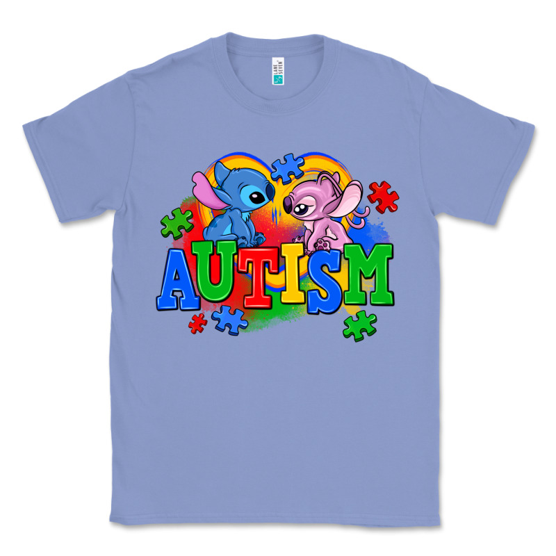 Autism Stitch With Lilo Classic Tee by AdoDesignShop | Teevron
