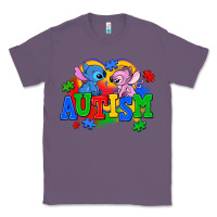 Lavender autism stitch with lilo Classic Tee - AdoDesignShop