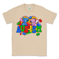 Mushroom autism stitch with lilo Classic Tee - AdoDesignShop