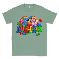 Sage autism stitch with lilo Classic Tee - AdoDesignShop