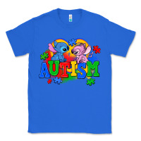 True Royal autism stitch with lilo Classic Tee - AdoDesignShop