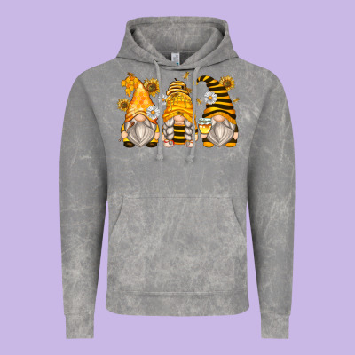 Bumble Bee Gnomes Vintage Hoodie Designed By Zillion Design Studio