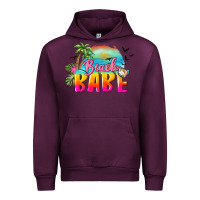 Mauve Wine beach babe Urban Hoodie - BarkalooDesign