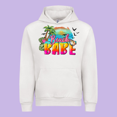 Beach Babe Urban Hoodie Designed By Barkaloodesign