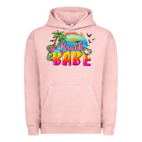 Pigment Salmon beach babe Urban Hoodie - BarkalooDesign