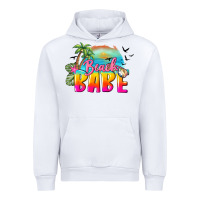 White beach babe Urban Hoodie - BarkalooDesign