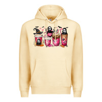 Pina Colada Scream Coffee Cups Premium Hoodie - MaliasSmallBusiness