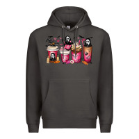 Smoke Scream Coffee Cups Premium Hoodie - MaliasSmallBusiness