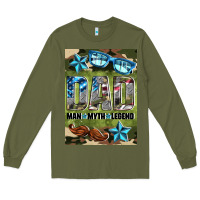 Army Green dad man myth legend air freshener Long Sleeve Tee - HRA Design Shop