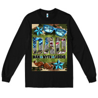 Black dad man myth legend air freshener Long Sleeve Tee - HRA Design Shop