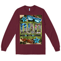 Burgundy dad man myth legend air freshener Long Sleeve Tee - HRA Design Shop