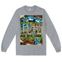 Heather Grey dad man myth legend air freshener Long Sleeve Tee - HRA Design Shop