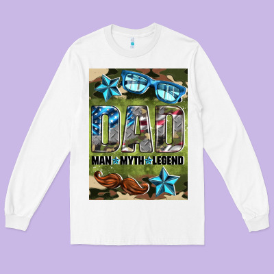 Dad Man Myth Legend Air Freshener Long Sleeve Tee Designed By Hra Design Shop