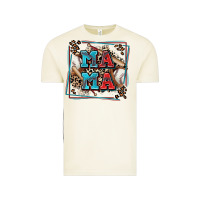 Vintage Arctic baseball mama with leopard Vintage Tee - Zillion Design Studio