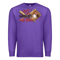 Purple that's my grandson out there Premium Sweatshirt - MaliasSmallBusiness