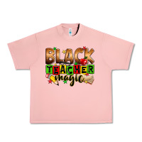 Black Teacher Magic Urban Heavy Tee | Teevron