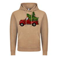 Vintage Coffee Christmas Farm Truck With Baby Sheep Vintage Hoodie - RanaPortraitStore