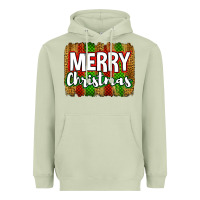 Matcha merry christmas brushstroke Heavyweight Hoodie - Jasminsmagicworld