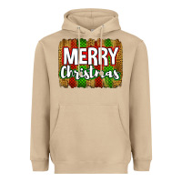 Mushroom merry christmas brushstroke Heavyweight Hoodie - Jasminsmagicworld