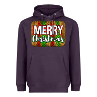 Plum merry christmas brushstroke Heavyweight Hoodie - Jasminsmagicworld