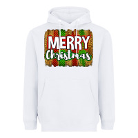 White merry christmas brushstroke Heavyweight Hoodie - Jasminsmagicworld