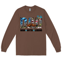 Chestnut dad man myth legend Long Sleeve Tee - HRA Design Shop