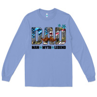 Colony Blue dad man myth legend Long Sleeve Tee - HRA Design Shop