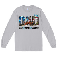 Moon Dust dad man myth legend Long Sleeve Tee - HRA Design Shop