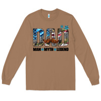 Toasted Coconut dad man myth legend Long Sleeve Tee - HRA Design Shop